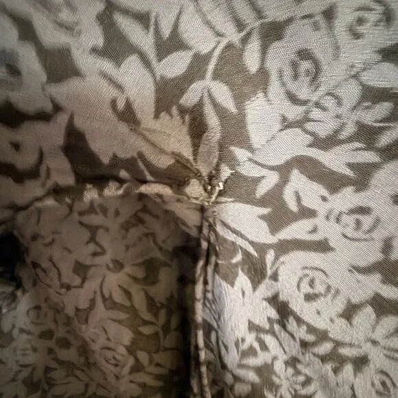 Zara Grey & Black Floral Flowy Maxi Dress (L) - Picture 2 of 7